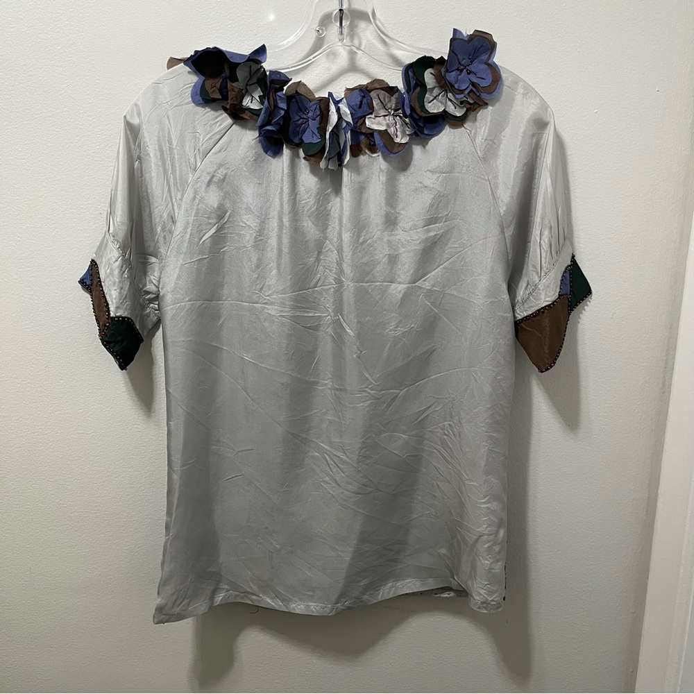 Marc Jacobs Multicolor Ruffle Blouse - Picture 10 of 16